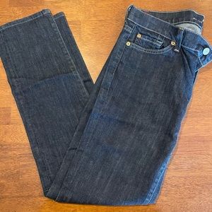 7 For All Mankind Roxanne Jeans Skinny Sz 29 Dark
